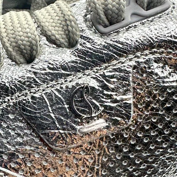 Christian Louboutin TUTTI RUI Donna Perforated Leather Sneakers Flat Shoes - Picture 15 of 16